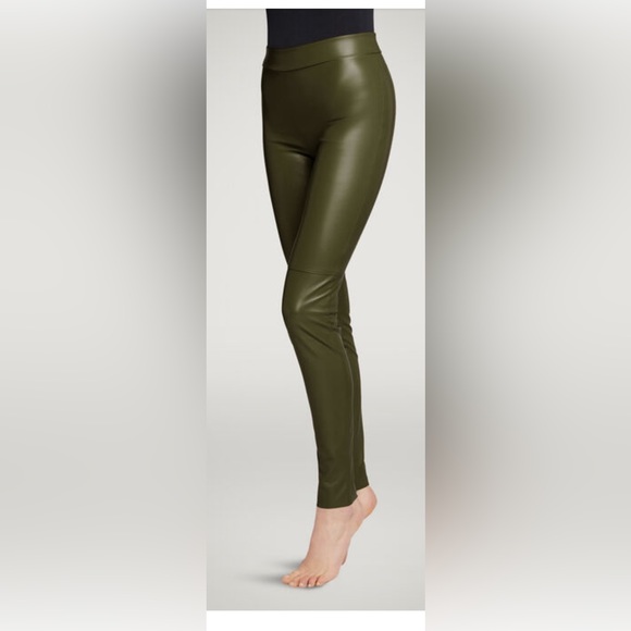 WOLFORD ESTELLA LEGGINGS - FAUX LEATHER
Dark Earth Green EU 36/ US 6 - Picture 6 of 6